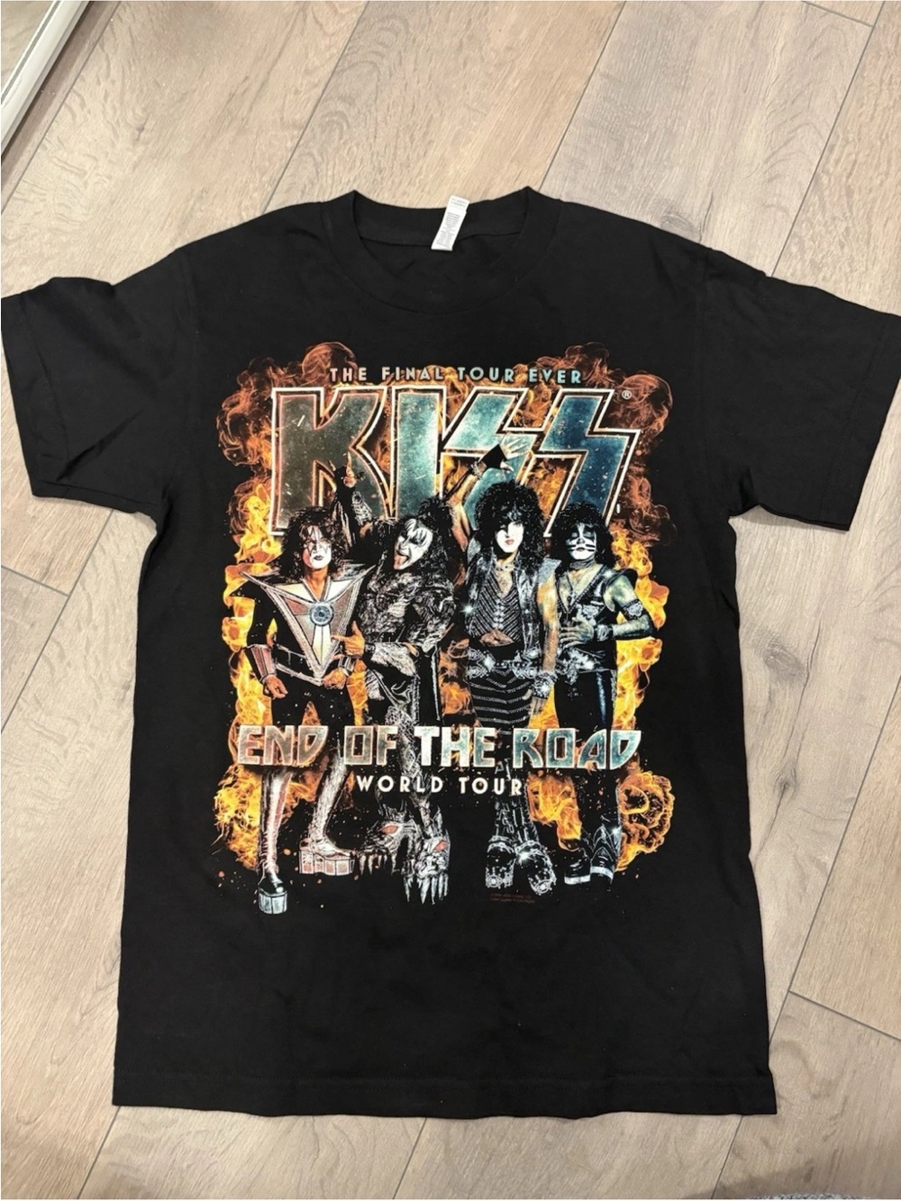 KISS End Of The Road World Tour T-shirt Size S - The Final Tour Ever